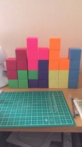 Cardboard blocks